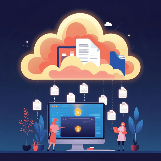 AI voiceovers automatically saved to cloud